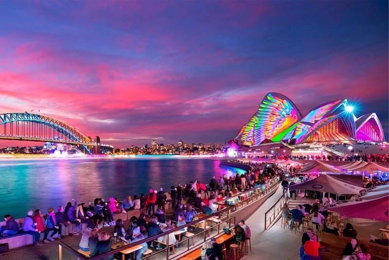 Gợi ý những bức lễ hội Vivid Sydney cuốn hút