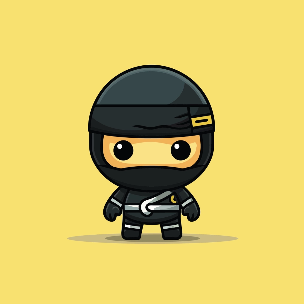 Chibi ninja png nền trong suốt tiện lợi cho thiết kế