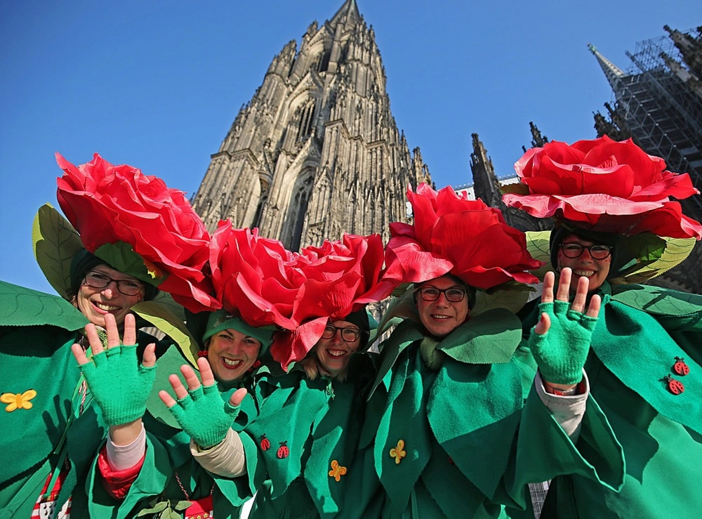 Lễ hội mùa xuân cologne carnival đánh dấu thời điểm đặc biệt trong năm