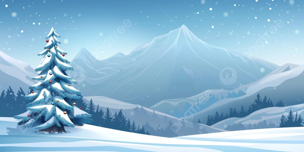 Tranh phong cảnh tuyết mang nét đẹp mùa đông nhẹ nhàng