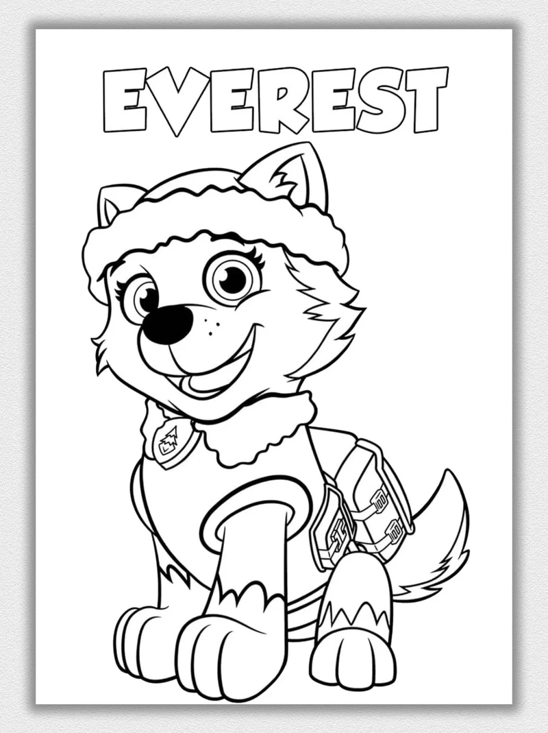 Khám phá bộ tranh tô màu đội chó cứu hộ cho bé cực thú vị giúp bé sáng tạo