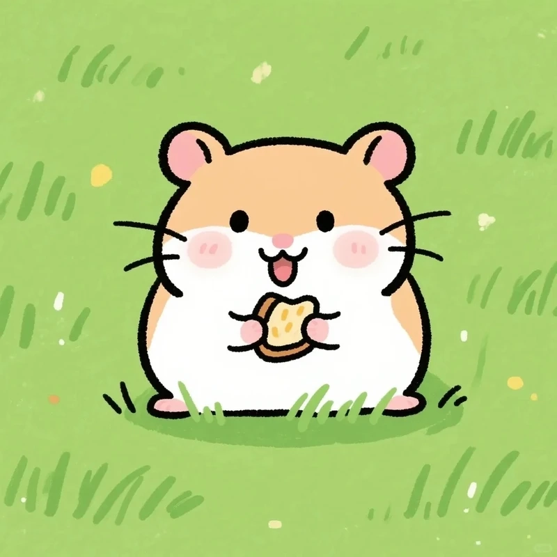 Bộ chibi chuột hamster nghệ thuật đầy sáng tạo