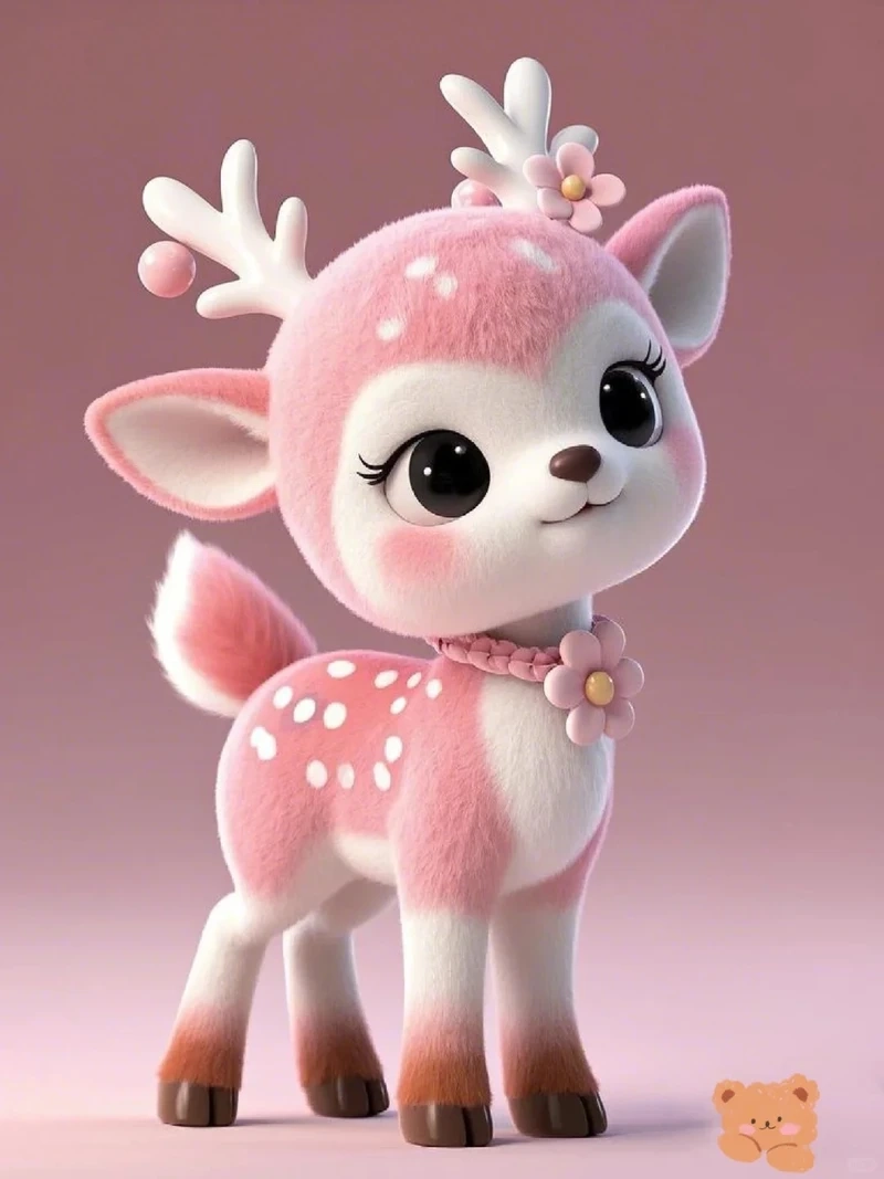 Khám phá chibi hươu hoạt hình siêu dễ thương đang gây sốt