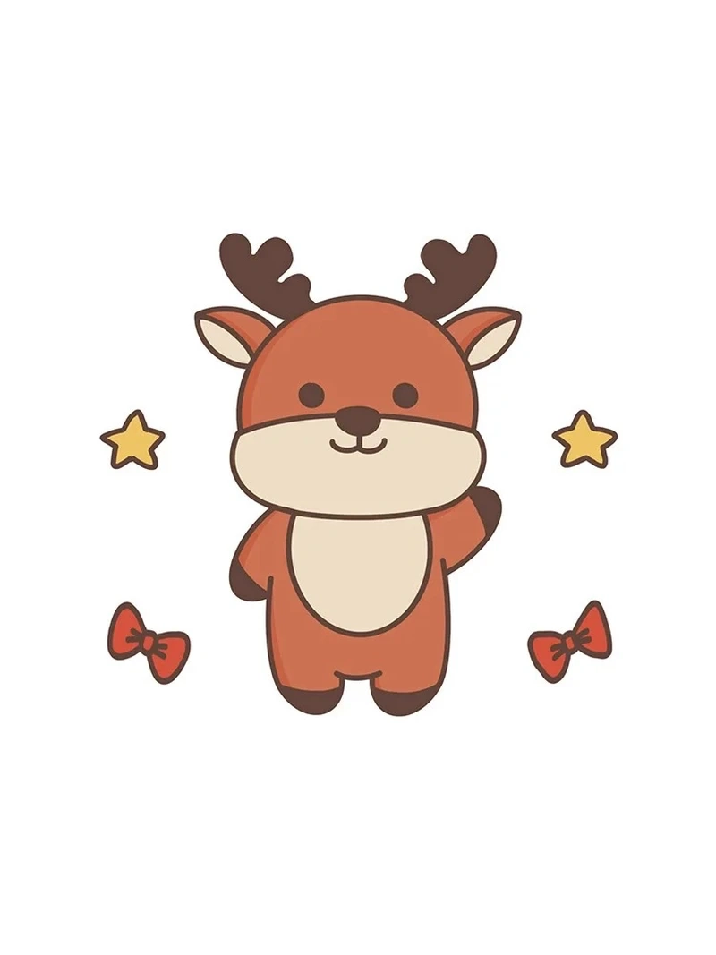 Khám phá chibi hươu hình vẽ cực đáng yêu