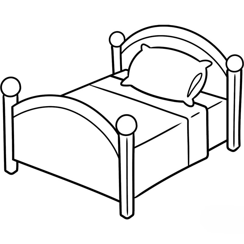 Khơi gợi trí tưởng tượng với tranh tô màu cái giường sáng tạo