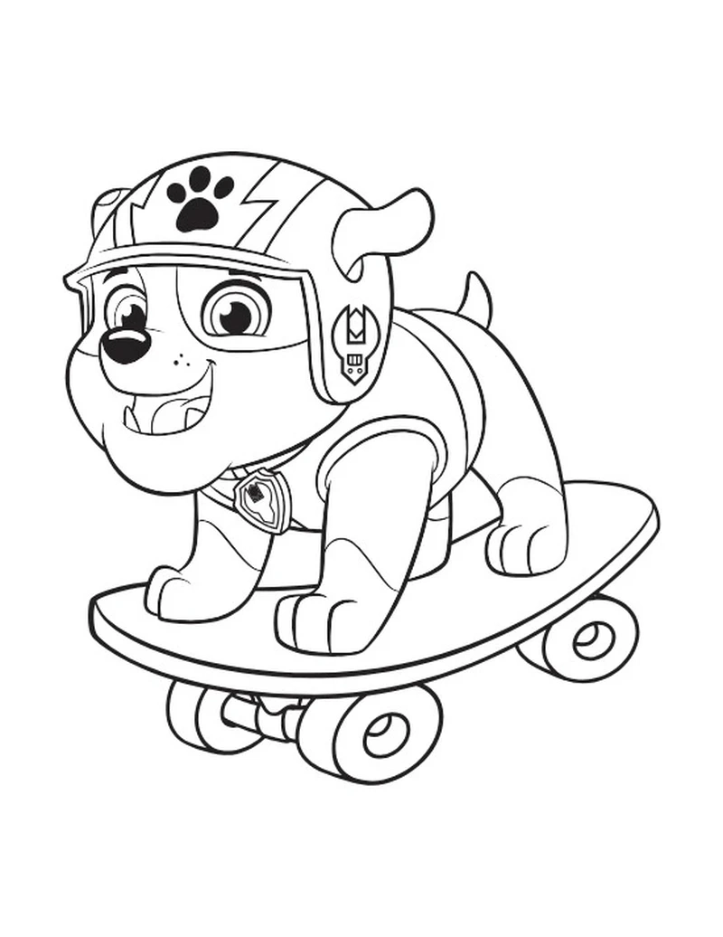 Khám phá tranh tô màu đội chó cứu hộ cho trẻ em giúp bé vừa học vừa chơi