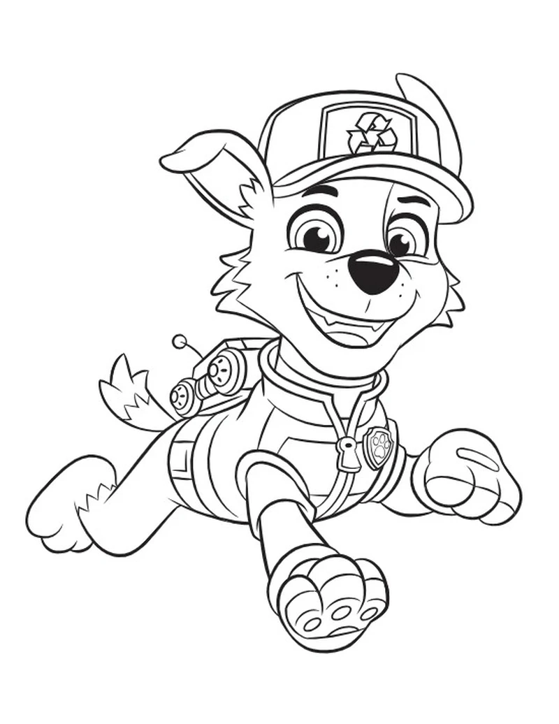 Bộ tranh tô màu đội chó cứu hộ vui nhộn giúp bé giải trí mỗi ngày