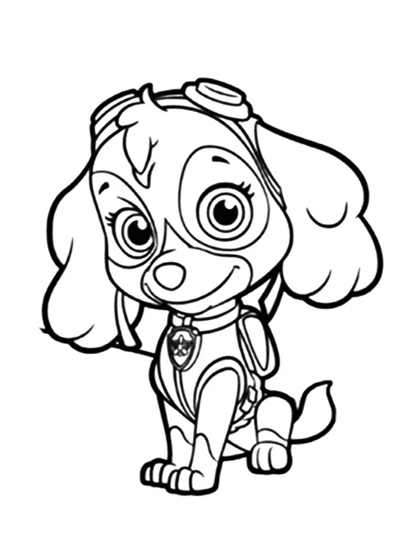Khơi gợi sáng tạo với tranh tô màu đội chó cứu hộ sáng tạo
