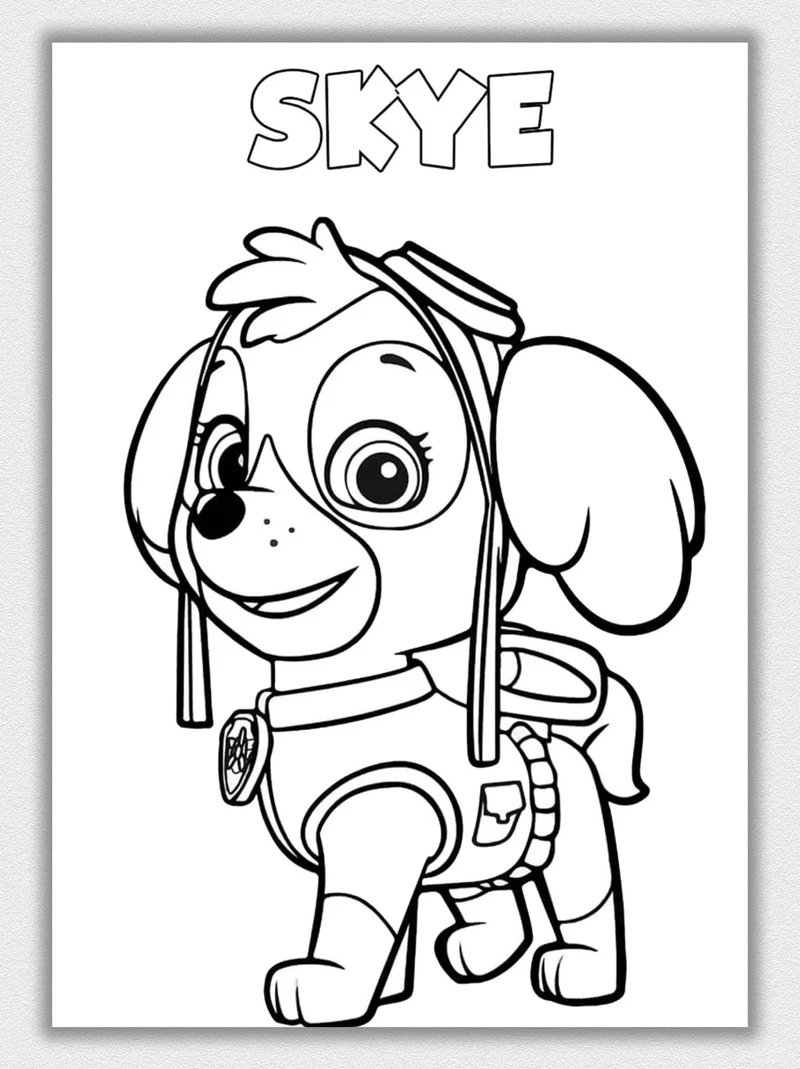 Cập nhật tranh tô màu đội chó cứu hộ mới nhất đang được tìm kiếm