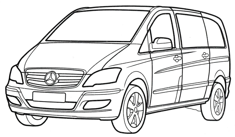 Tuyển tập tranh tô màu xe limousine đẹp khiến bé thích mê