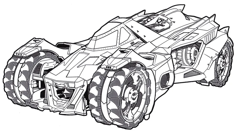 Thỏa sức sáng tạo với bộ sưu tập hình tô màu xe trong tương lai