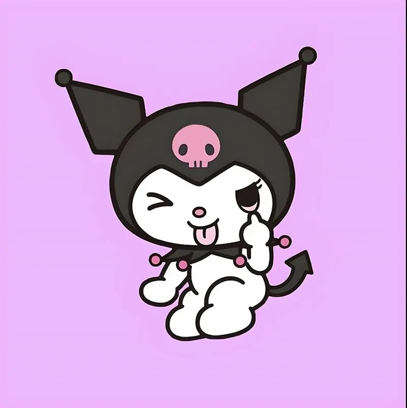 Ngắm nhìn anime kuromi chibi và cảm nhận niềm vui